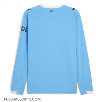 Manchester City Fußballbekleidung Heimtrikot 2025-26 Langarm Manchester City Fußballbekleidung Heimtrikot 2025-26 Langarm
